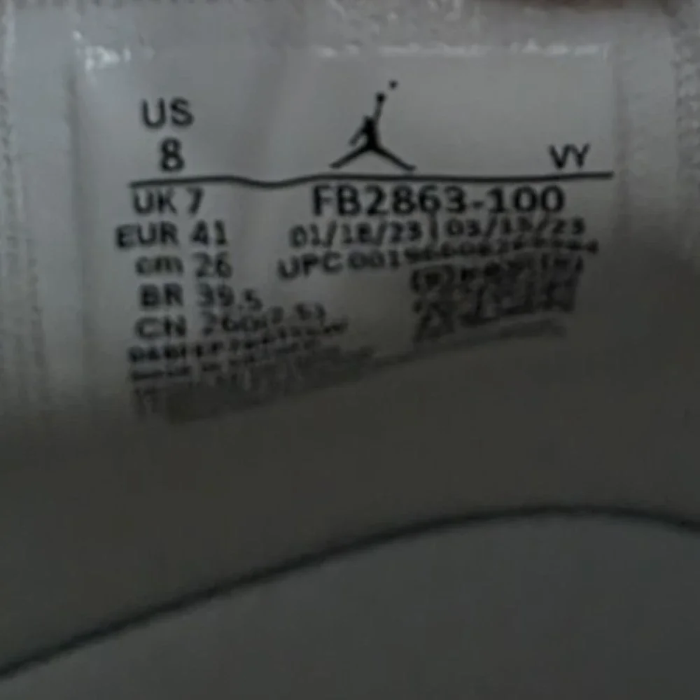 Nike Jordan (Sz 8) Tatum 1 TB White FB2863-100 Men's Shoes